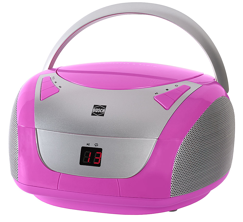 Busch Modellbau, Automodelle, Spiel und Bastelmaterial CDPlayer & Radio »Pink Boombox