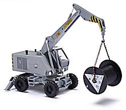 Mobilbagger T174-2 �VEB� + Kabeltrommel