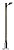Street Lamp on Wooden Pole