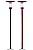 2 Red Residential and Park Lamps