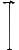 Square or Plaza Lamp with 3 Heads AEG