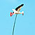 �Fliegender Storch� mit Nest