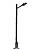 Street Lamp on Wooden Pole